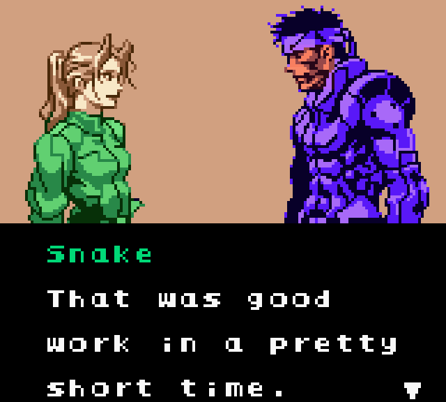 Solid Snake in Ghost Babel