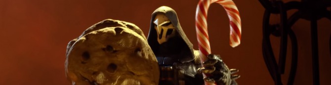 Overwatch Video Features Reaper and Tracer Battling Over Santa's Cookies