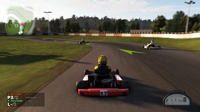 Kart racing in Project CARS