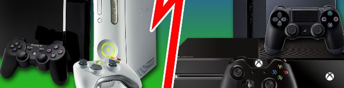 PS4 and Xbox One vs PS3 and Xbox 360 - Aligned Sales Comparison - January 2016 Update