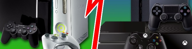 PS4 and Xbox One vs PS3 and Xbox 360 - Aligned Sales Comparison - July 2016 Update
