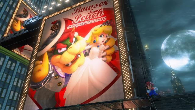 Super Mario Odyssey wedding