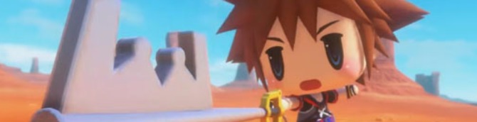 World of Final Fantasy Free Champion Summon: Sora DLC Out Now in Japan