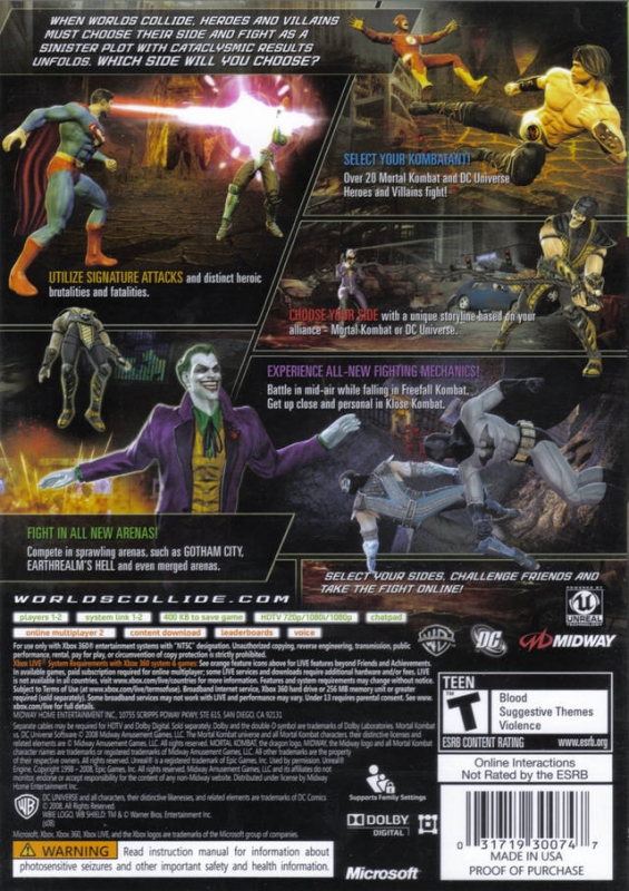 Mortal kombat vs dc universe ps3 cheats