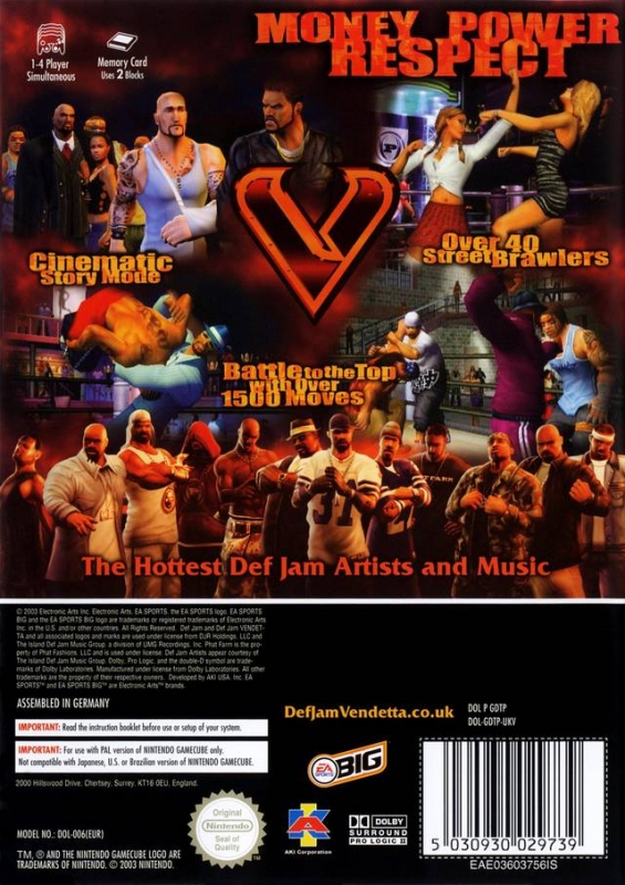 Def Jam Vendetta for GameCube - Sales, Wiki, Release Dates, Review