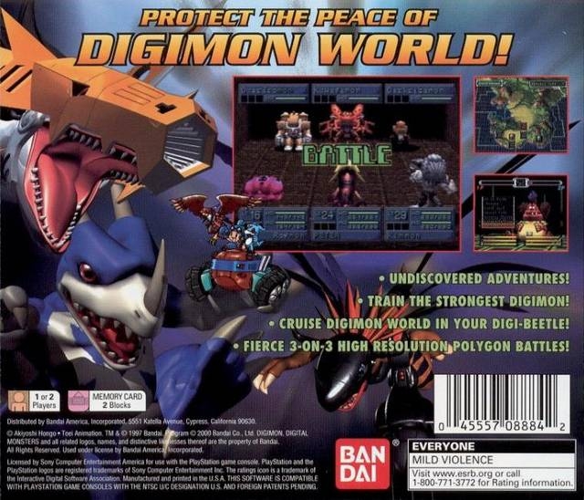 Digimon World 2 Chart