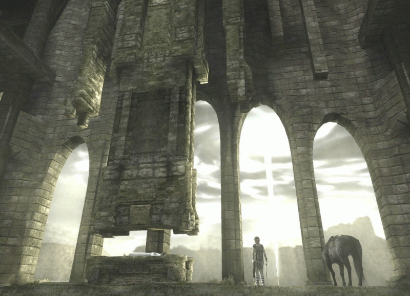 Resultado de imagen para Shadow of the Colossus gif santuario