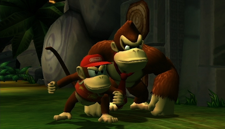 Donkey Kong Country Returns starts like its originator; Donkey Kong and his 