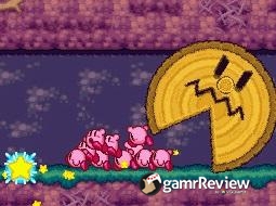 DS / DSi - Kirby Mass Attack - Survival Rush Boss Doors - The