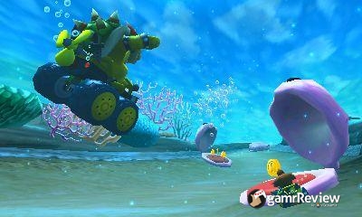 mario kart 7 3ds underwater bowser