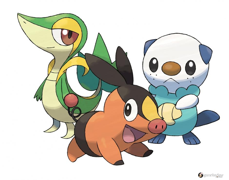 Pokemon Black & White starters