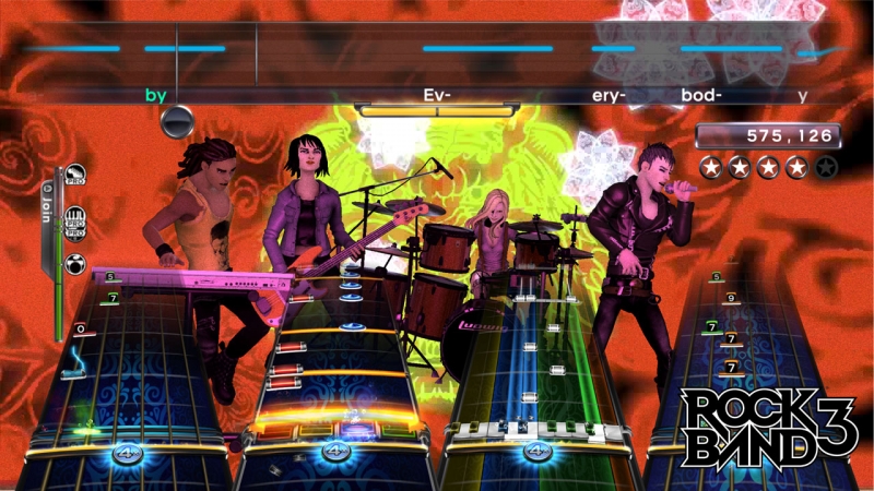 Rock Band 3 Five Players