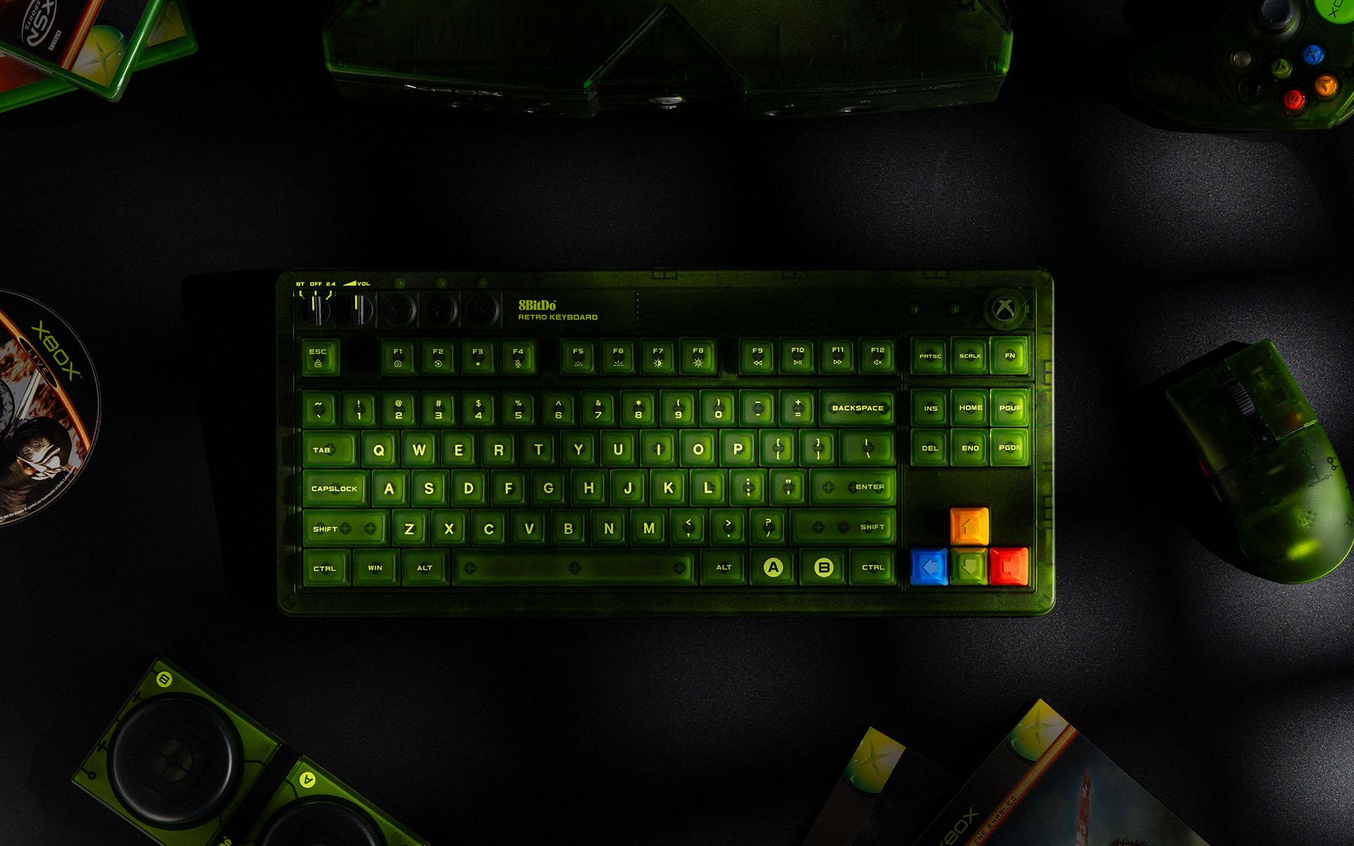 8BitDo Releasing Original Xbox-Themed Keyboard