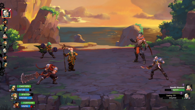 Battle Chasers Nightwar battle