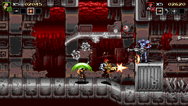 Blazing Chrome grenade