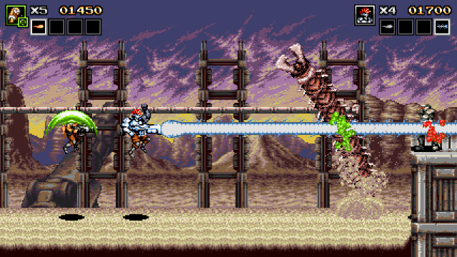 Blazing Chrome weapon