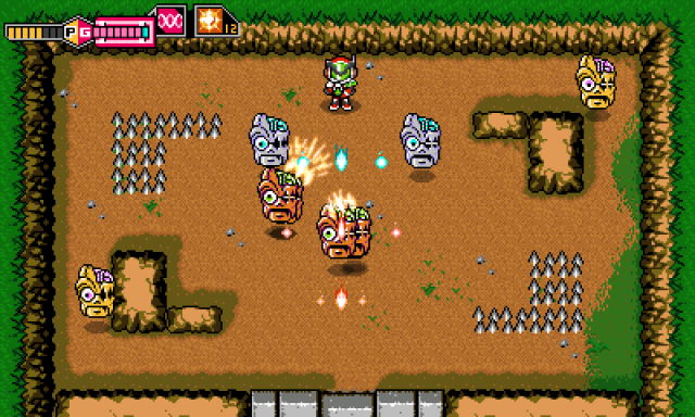 Blaster Master Zero top-down