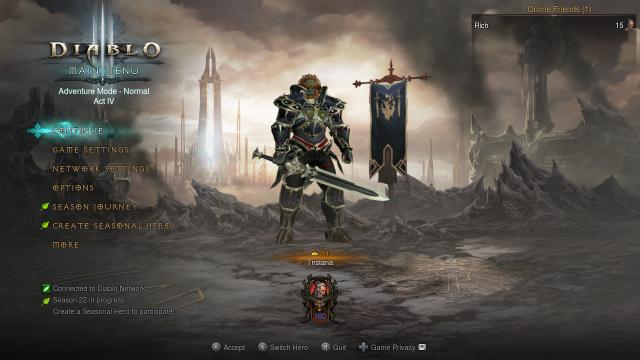 Diablo III Eternal Collection Switch exclusives