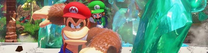 Donkey Kong Bananza: DK Island and Emerald Rush DLC Adds Limited-Time Mario Content