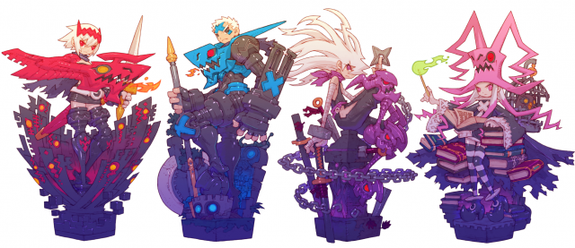Dragon Marked for Death characters