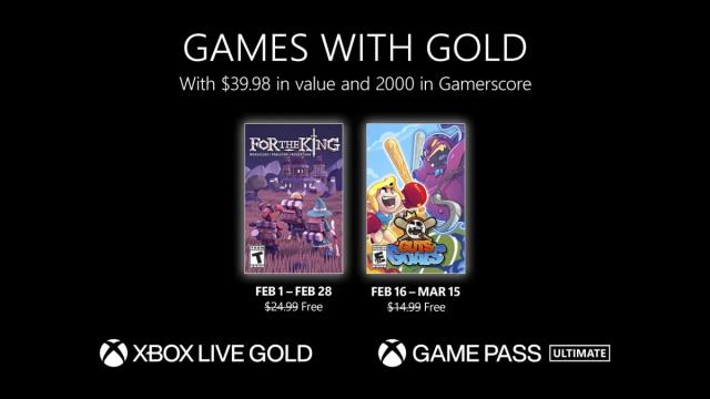 February 2023 Xbox Games with Gold Announced