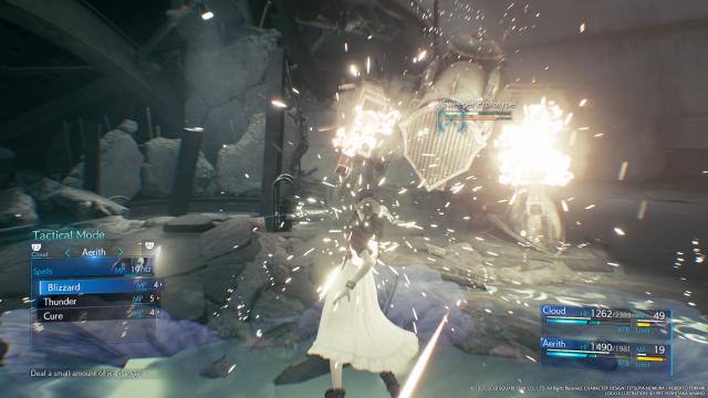 FINAL FANTASY VII REMAKE turn-based Classic Mode detailed