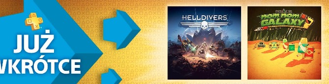 Helldivers and Nom Nom Galaxy are February's PS Plus Games