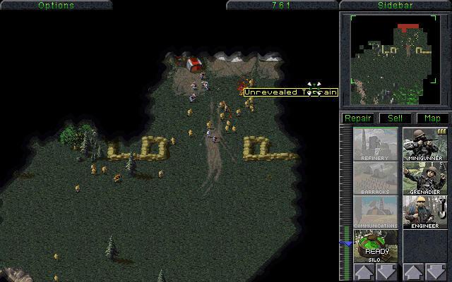 Command & Conquer fog of war