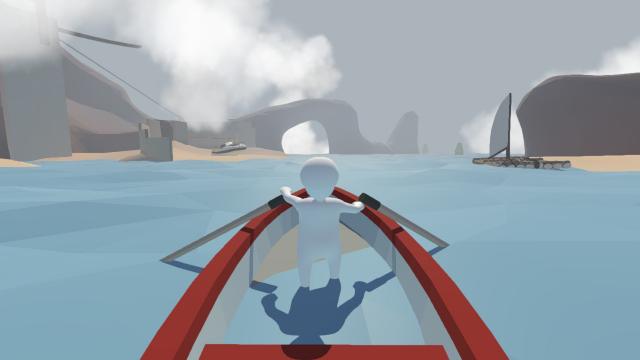 Human: Fall Flat boat