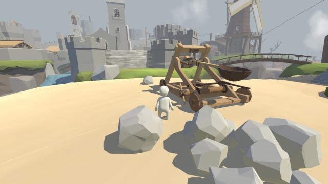 Human: Fall Flat castle