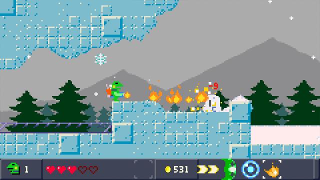 Kero Blaster snow