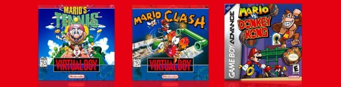 Mario vs. Donkey Kong, Mario’s Tennis, and Mario Clash Coming to Switch Online on March 10