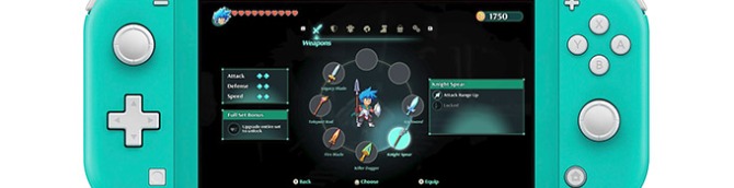 Monster Boy and the Cursed Kingdom Update for Switch Version Adds User Interface Color Options