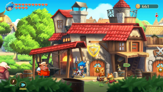 Monster Boy and the Cursed Kingdom town