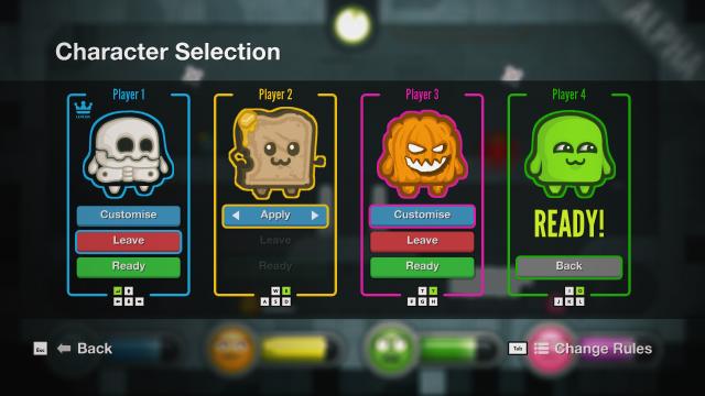 Move or Die Characters