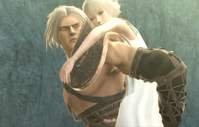 Nier holding his daughter Yonah