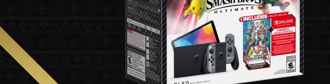 Cyber Monday Nintendo Switch OLED Bundled w Super Smash Bros. Ultimate