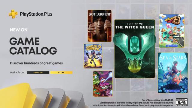 PlayStation Plus Game Catalog and Classics for August 2023 Announced