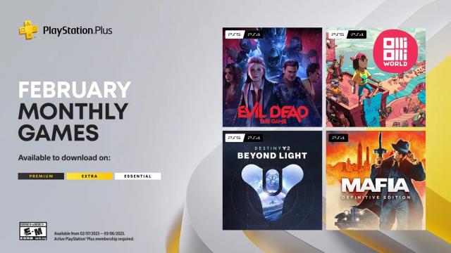 PlayStation Plus Monthly Games for February2023 Announced