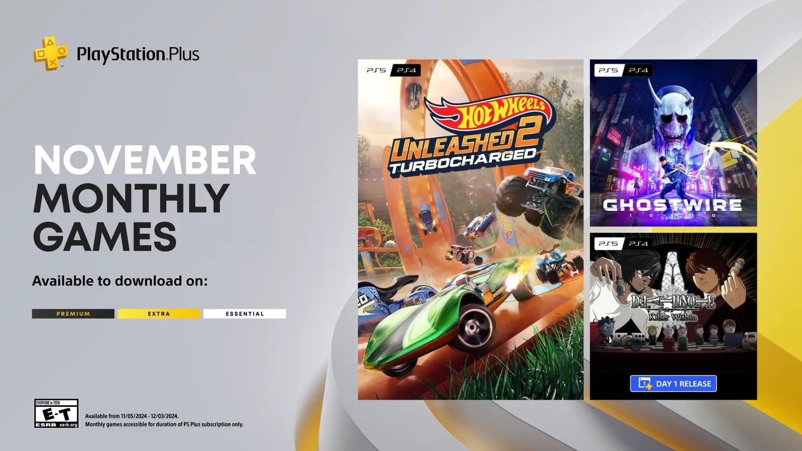 Playstation plus monthly games for november 2024 announced