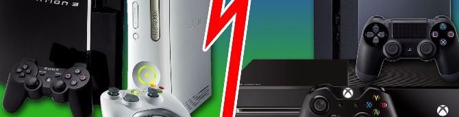 PS4 and Xbox One vs PS3 and Xbox 360 - Aligned Sales Comparison - February 2016 Update