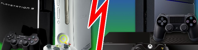 PS4 and Xbox One vs PS3 and Xbox 360 - Aligned Sales Comparison - November 2015 Update