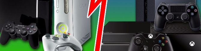 PS4 and Xbox One vs PS3 and Xbox 360 - VGChartz Gap Charts - October 2017 Update