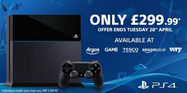 sammenbrud Bekendtgørelse højttaler PS4 Price Temporarily Cut to £299.99 in the UK