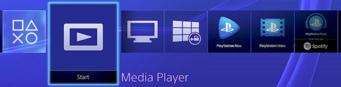 PS4 Gets Media Player