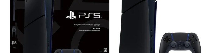 PS5 Digital Edition Midnight Black Japan-Only Launches November 19