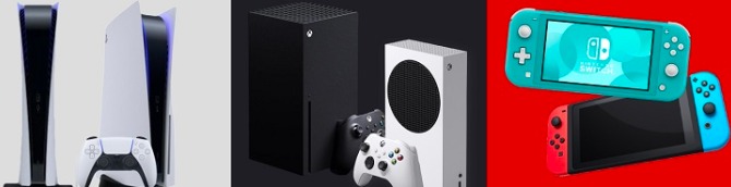 PS5 vs Xbox Series X|S vs Switch Sales Comparison Charts Through April 10