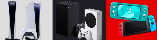 PS5 vs Xbox Series X|S vs Switch Sales Comparison Charts Through December 26