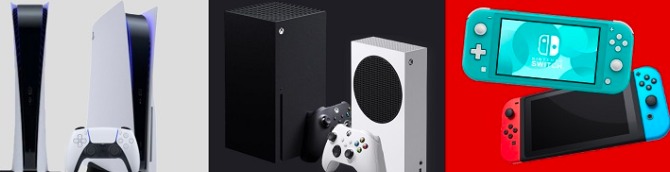 PS5 vs Xbox Series X|S vs Switch Sales Comparison Charts Through February 6