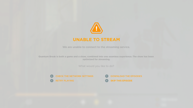 I saw this error message more than once